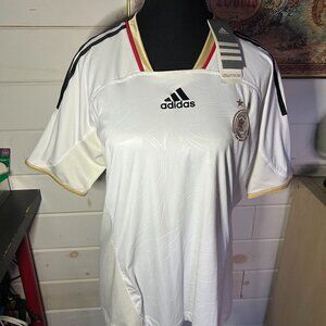 Adidas Germany National Team Soccer Jersey – White – NWT